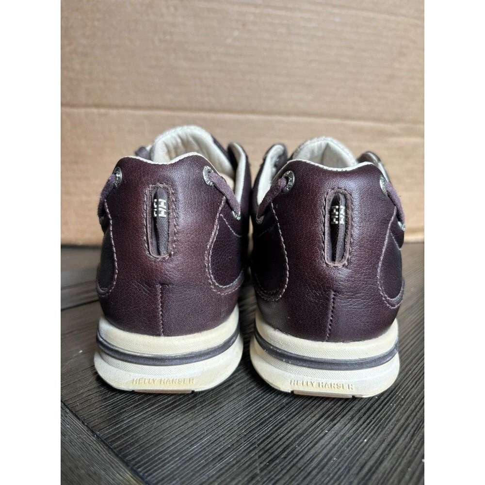 Helly Hansen Sneakers Shoes Women 9.5 Brown Leather HH Walking Non Marking
